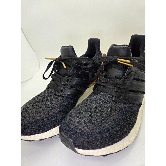 adidas Ultraboost 2.0 Limited Shoes Men's 4.5 Black Gold Medal Running Sneakers - Picture 4 of 9